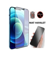 Iphone 14 Mat Hayalet Gizli Privacy Tam Kaplayan Kırılmaz Cam Seramik Nano Ekran Koruyucu