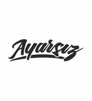 Ayarsız Araba Sticker siyah 16x5 CM (Siyah)