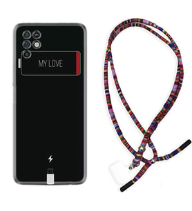 INFINIX Note 11 Pro Note 10 Hot 9 Play Kılıf Boyun Asklı Rasta Silikon My Love 1402