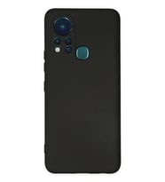 Newface İnfinix Hot 11s Kılıf Nano içi Kadife Silikon - Siyah