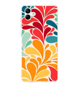 PrintiFy Samsung Galaxy A55 ile Uyumlu 1mm Slim Fit Retro Renkler 5 Baskılı Şeffaf  Kılıf