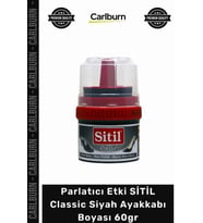 Özel Üretim Deri Bakım Kremi Su Geçirmez Parlatıcı Etki SİTİL Classic Siyah Ayakkabı Boyası 60gr