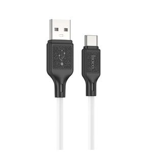 HOCO X90 USB to Type-C 3A Silikon Hızlı Şarj ve Data Kablosu-(5775) - SSSSSS5919-4580
