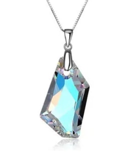 Monemel Swarovski Taşlı Kolye (Altın Kaplama) Sevgililer Günü Hediyesi