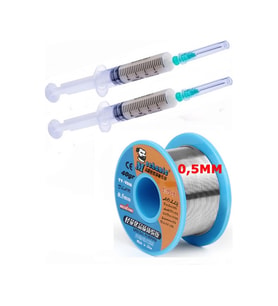 Mechanic 0.5 Mm 40 Gr Lehim Teli+2li Flux Lehim Toplama