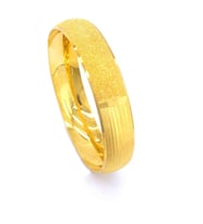 Altın Kaplama Aygül Model 15 mm Kadın Bilezik BLZ-1434 (Altın / Dore)