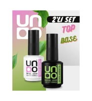 Fontenay Uno Top Coat Super Shine 15ml - Uno Rubber Base Coat 15m