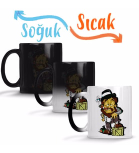 Leprechaun Sihirli Kupa Bardak Porselen