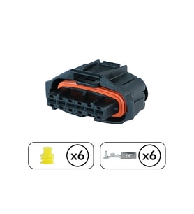 Oksijen Sensörü Soketi 6 Pin Kablosuz