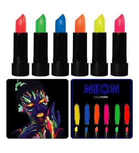 Glowpaint 6 lı Neon Boya - Uv Işıkta Parlayan Makyaj Seti