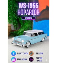 WS-1955BT Chevrolet Belair 1955 Model Bluetooth Hoparlör Fm Radyo USB Tf Aux Destekli Speaker