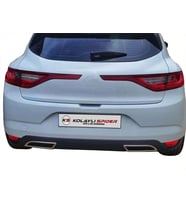 Renault Megane 4 Egzoz Çıkışı 2 Prç Krom 2017 ve Sonrası
