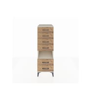 Kronos Dolap Tek Raflı 6 Çekmeceli 44x59x134 Aytaşı-Çam