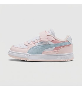Puma Caven III Block Çocuk Mavi Spor Ayakkabı PEMBE