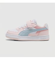 Puma Caven III Block Çocuk Mavi Spor Ayakkabı PEMBE