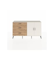 Arges Konsol 2 Raflı 3 Çekmeceli 2 Kapaklı 176x30x99 Aytaşı-Aytaşı/Çam