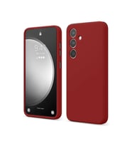 Samsung Galaxy S24 Fe Kılıf First Silikon - Kırmızı