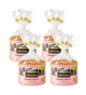 Maestro Massimo Caramel Waffle 252 gr 4 lü
