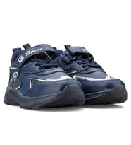 SPİDO 08 Patik Cırtlı Ünisex Çocuk Sneaker Ayakkabı LACİVERT_GÜMÜŞ (Lacivert-Gumus)
