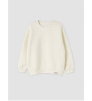 LCW Kids Bej Bisiklet Yaka Erkek Çocuk Sweatshirt
