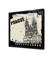 Prag Çerçeveli Cam Tablo