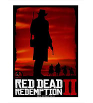 Red Dead Redemption 2 Dekoratif Mdf Tablo