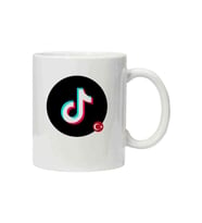 Kupa Bardak Tik Tok Simge Logo Tik Tok Türkiye