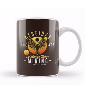 Dune Atreides Melange Spice Mining Kupa Bardak Porselen
