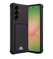 Samsung Galaxy A36 Kılıf Kelvin Kartvizitli Silikon - Siyah