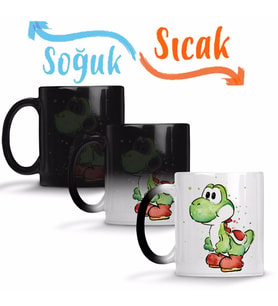 Yoshi Sihirli Kupa Bardak Porselen