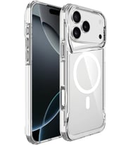 Apple ile uyumlu iPhone 17 Pro Kılıf M-safe Şarj Özellikli T-Max M-safe Kapak Şeffaf