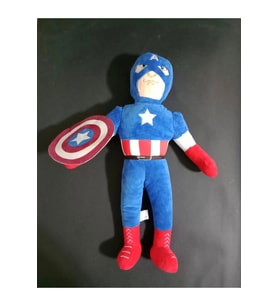 Süper Kahraman Kaptan Amerika Peluş Büyük Boy (Çok Renkli)
