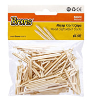 Brons Ahşap Kibrit Çöpü Naturel BR-912 