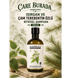 Complex Isırgan ve Çam Terebentin Özlü Bitkisel Şampuan 400 Ml