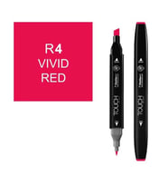 TOUCH TWIN R4 ÇİFT UÇLU MARKER VIVID RED