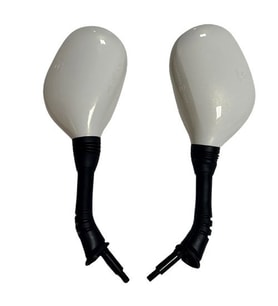 Honda Spacy Alpha 110 Ayna Seti Oem Beyaz - Arasmoto (Siyah)