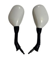 Honda Spacy Alpha 110 Ayna Seti Oem Beyaz - Arasmoto (Siyah)