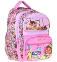 Kaukko Kids Beş Bölmeli Kız Çocuk Nagy Baskılı Pembe İlkokul Okul Sırt Çantası - L5333