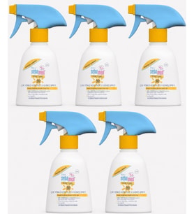 Sebamed Sun Care Bebek Güneş Losyonu Kremi Sprey 50+ 200ML PARFÜMSÜZ (Hassas Ciltler) (5 Li Set)