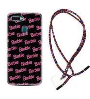 Oppo A5S A15 A16 A54 A55 A73 A74 Kılıf Boyun Asklı Rasta Silikon Barbie 1404
