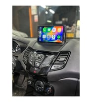 Ford Fiesta Çerçeveli Android 12 Multimedya Carplay 6GB RAM+64GB HDD Navigasyon Ekran (Siyah)
