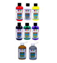 Akrilik Boya 250 Ml 8 Adet 250 ml (Ana Renkler 6ad Gümüş 1 ad Altın 1 ad) (Karışık)