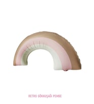 Beysüs Retro Gökkuşağı Folyo Balon Pembe