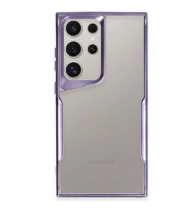 Samsung Galaxy S25 Ultra Kılıf Boyi Silikon Kapak - Derin Mor