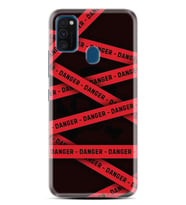 Samsung M21 M22 M23 M30 M31S M32 Kılıf Desenli Silikon Danger 1372
