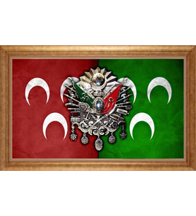 ALTIN ÇERÇEVELİ PASPARTULU TABLO CR734
