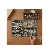Kağıt Rulolar Tasarımı 240 parça Ahşap Puzzle Ahşap Kutuda MP06329