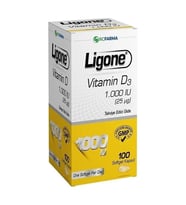 Ligone Vitamin D3 1000IU Softgel 100 Kapsül