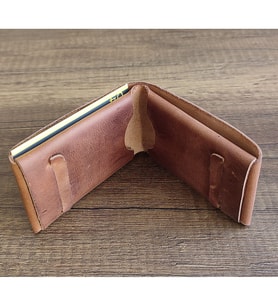 Sumerian Deri Kartlık Tarçın (RFID  Kart Koruma Hediye)