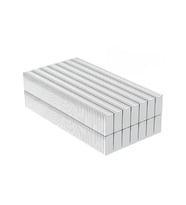20 Adet 15x10x1.5 mm Köşeli Neodyum Mıknatıs N35 Magnet Dayanıklı Nikel Kaplama (Gri-Melanj)